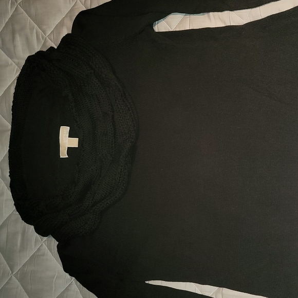 Michael Kors Large Black Cowl Nexk Sweater - Picture 3 of 7